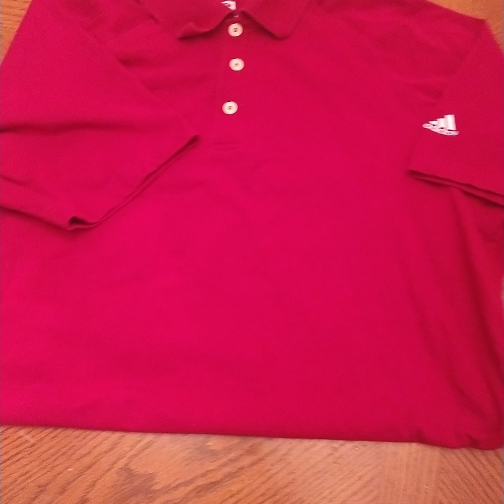 Adidas men climalite shirt medium. Condition is "P